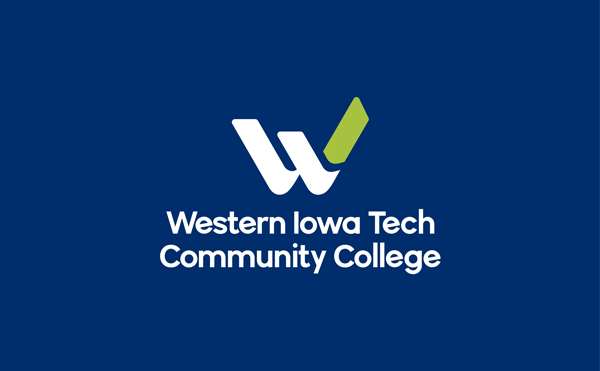 Primary Western Iowa Tech logo on navy