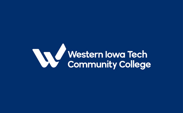 Secondary Western Iowa Tech logo on navy