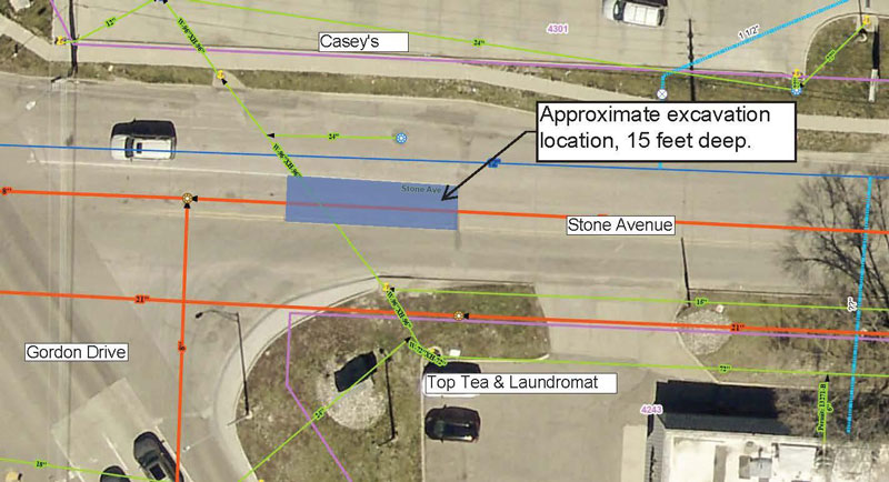 Road Closure at Gordon Drive and Stone Ave