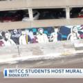 New student-led mural encourages and celebrates college educations