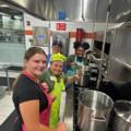Young up and coming chefs got ready to make food from scratch